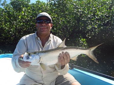 Matt Feroce and a nice tarpon